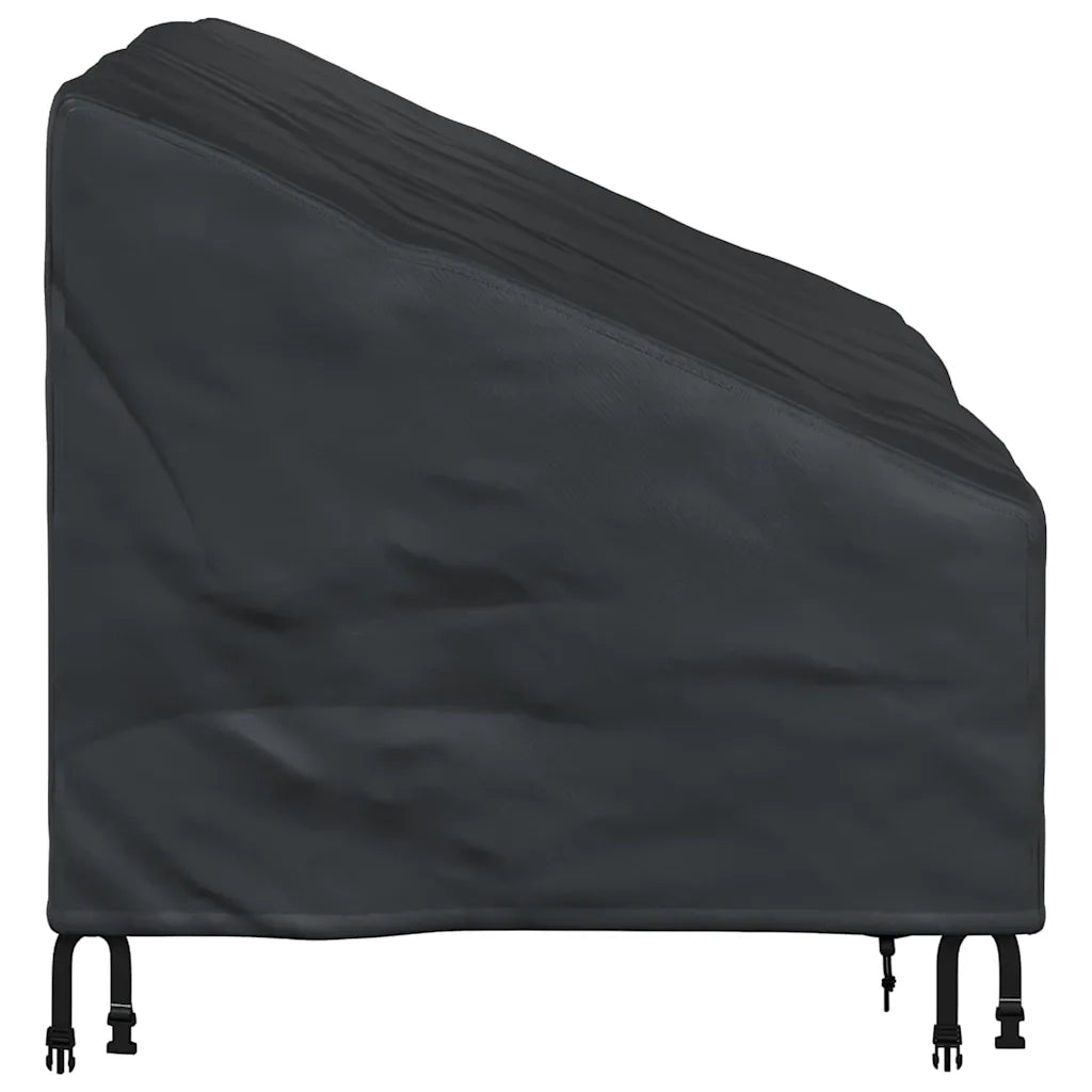 vidaXL Copertura per panchina da giardino 130 x 95 x 40 / 80 cm