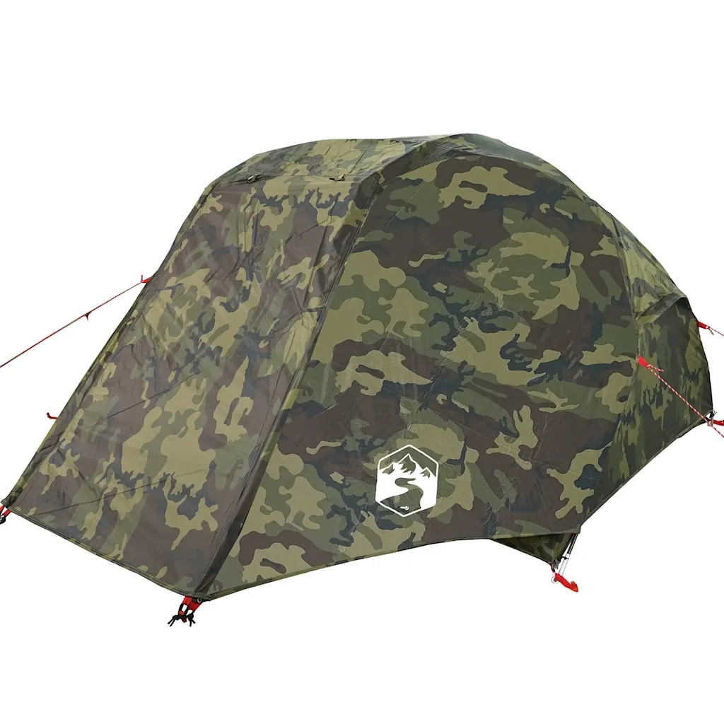 Tenda da Pesca per 5 Persone-Tenda da campeggio Mimetica Impermeabile 452346