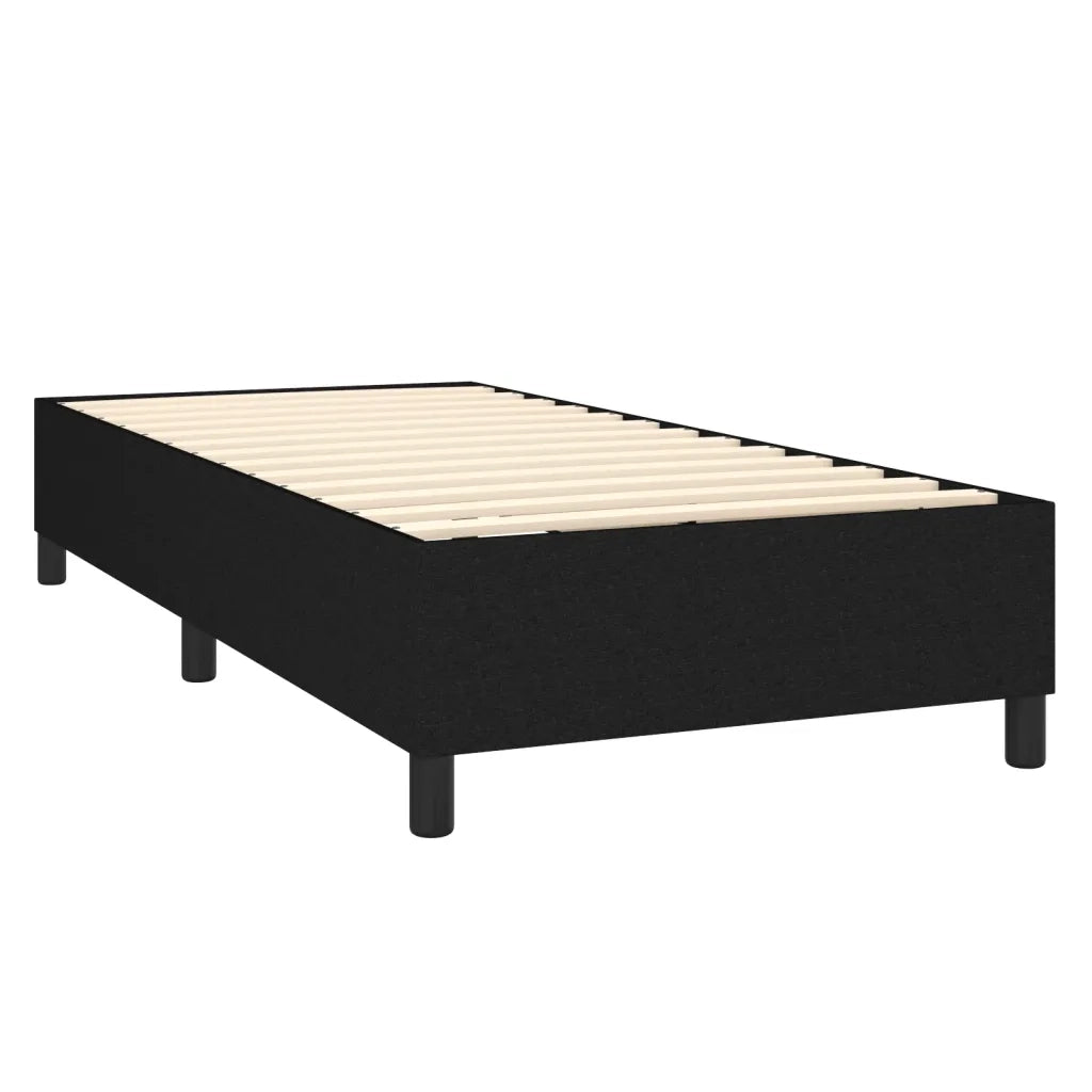 Giroletto a Molle con Materasso Nero 80x200 cm inTessuto 3141571