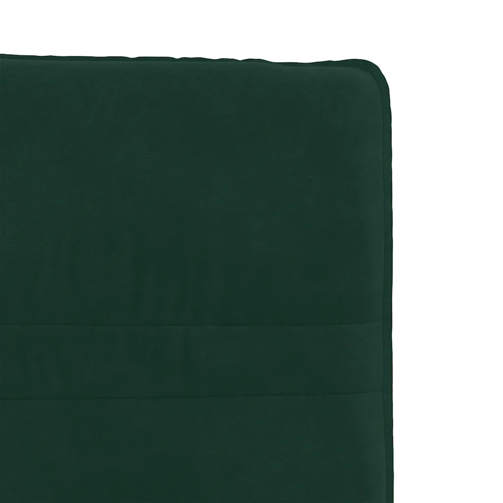 Sedie da Pranzo 6 pz Verde Scuro in Velluto
