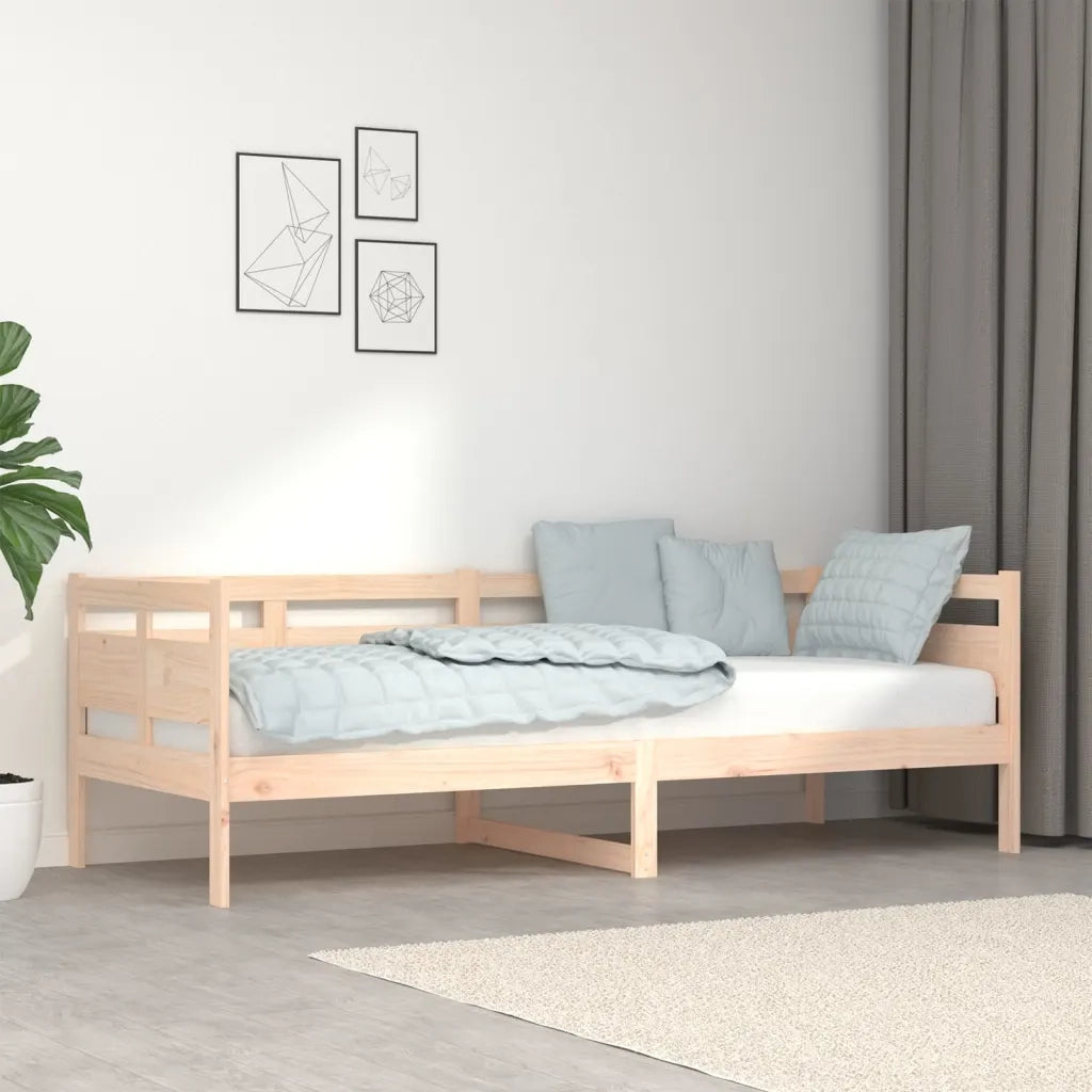 Letto singolo | Letto per adulti | Dormeuse in Legno Massello di Pino 80x200 cm