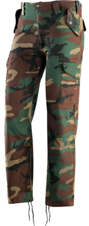 Pantalone Militare Multitasche Mimetico Taglia L - Fab