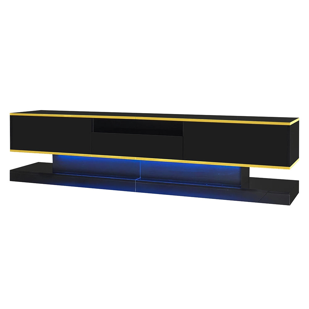 Mobile TV LED colori - Xylo - 180x38x45cm finitura lucida