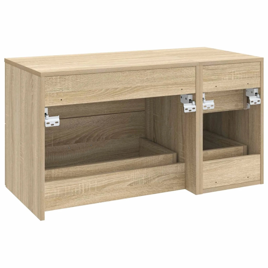 Set di mobili per il bagno 2 pz Rovere Sonoma 3404018