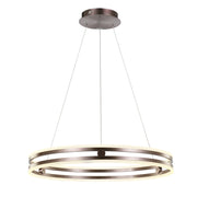 Italux Lonia lampada a sospensione LED 80W Ø60 caffè