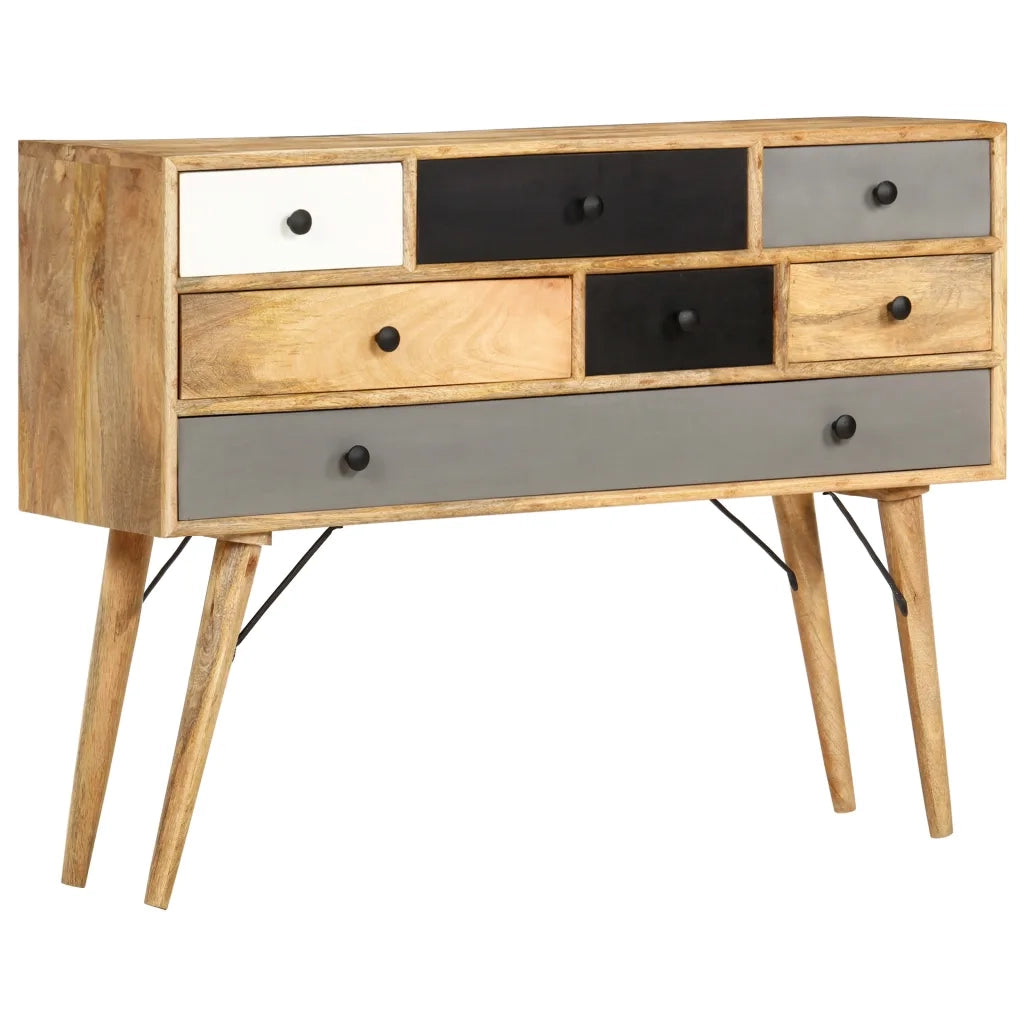 Credenza 110x30x82 cm in Legno Massello di Mango 285822