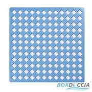 TAPPETO DOCCIA ENIGMA 50X50 CM BLU