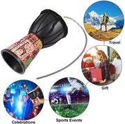 Drum 4 pollici - Unico Suono di Tuono - Leggero PVC - Generatore di Suoni per Eventi - Esperienza Auditiva Drammatica - Migliora l'Atmosfera Festiva - Effetti Sonori