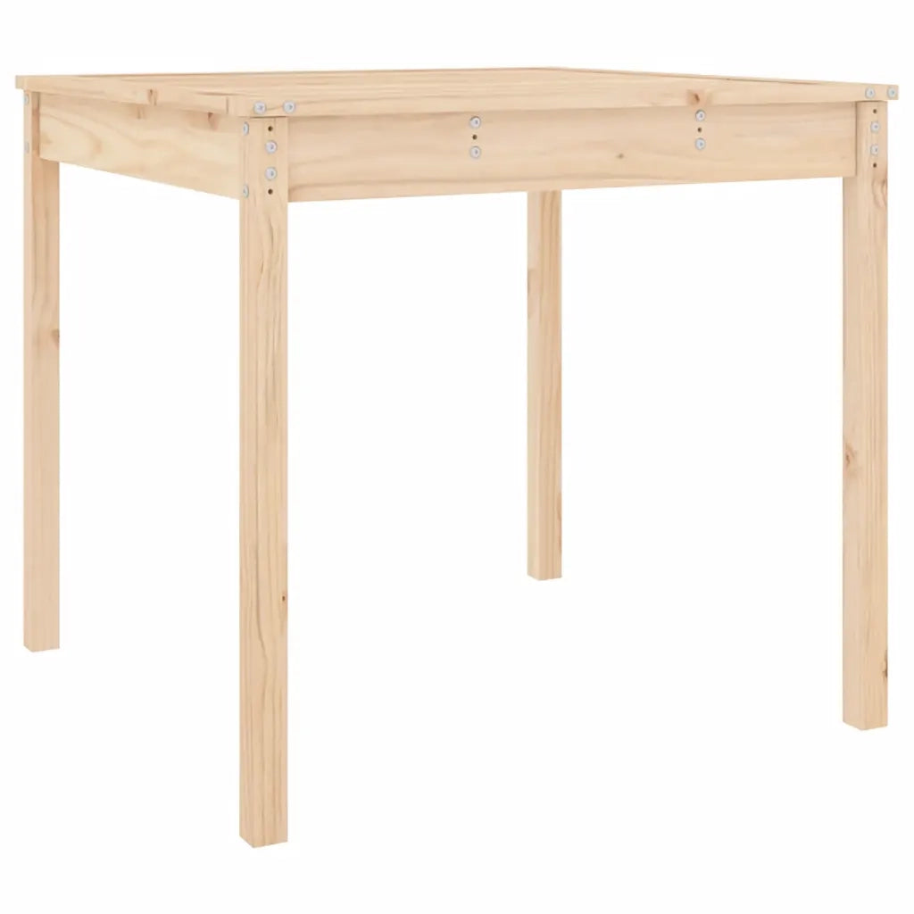 Tavolo da Giardino 82,5x82,5x76 cm in Legno Massello di Pino 823962
