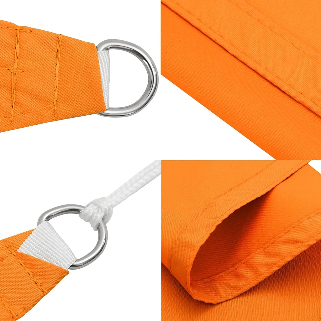 Vela Parasole Arancione 7x5x5 m 100% Poliestere Oxford