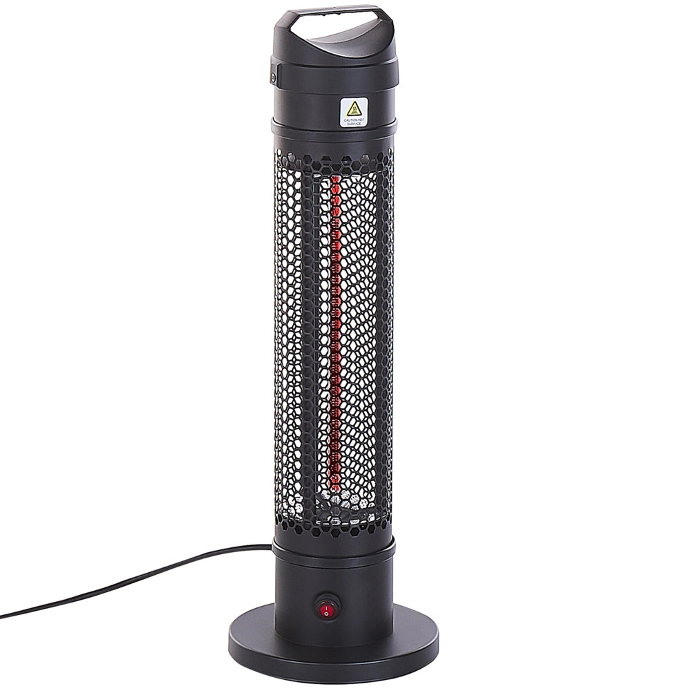 Stufa elettrica da esterno colore nero 1000 W freestanding portatile esterno giardino patio