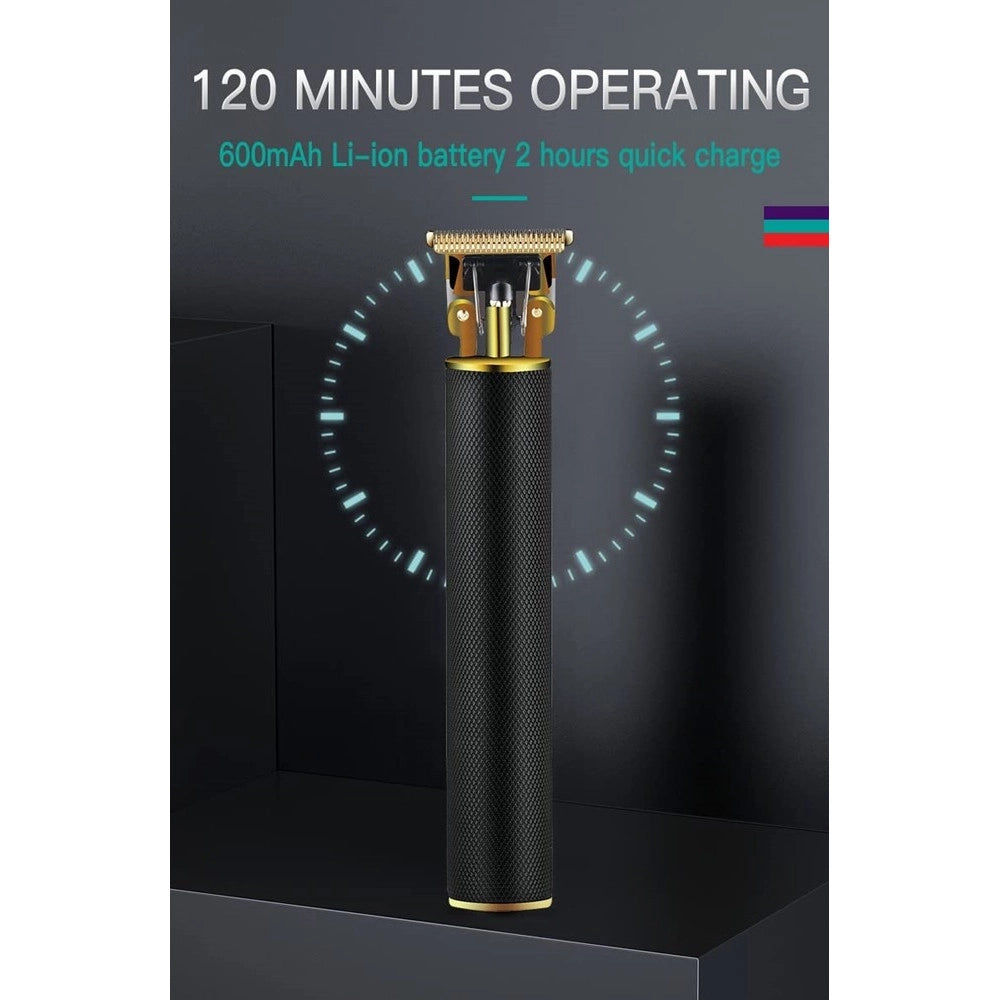 Tagliacapelli Barba A Batteria Ricaricabile Elettrica Con Lama A T Uomo Vgr V-179