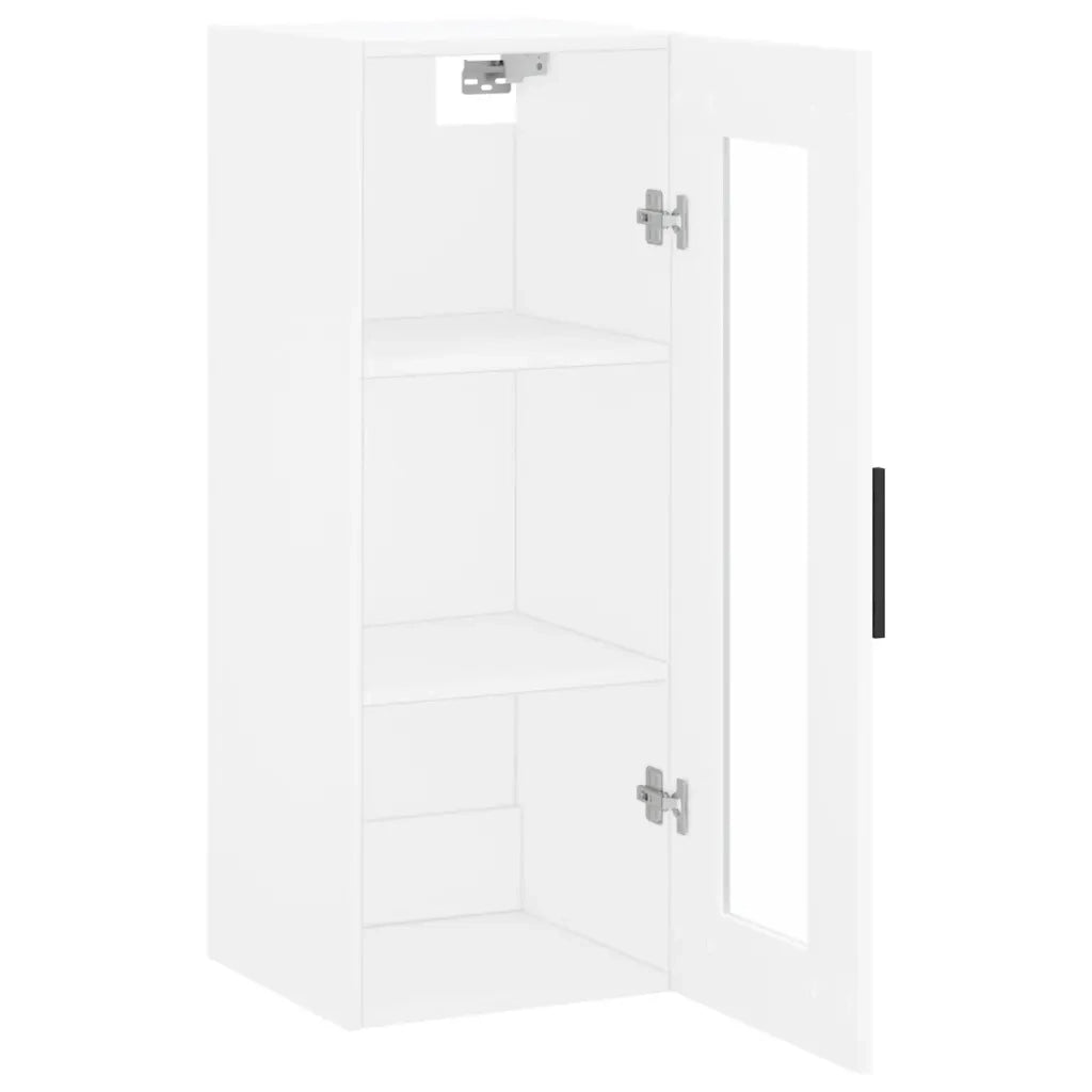 Mobile a Parete Bianco 34,5x34x90 cm 828932