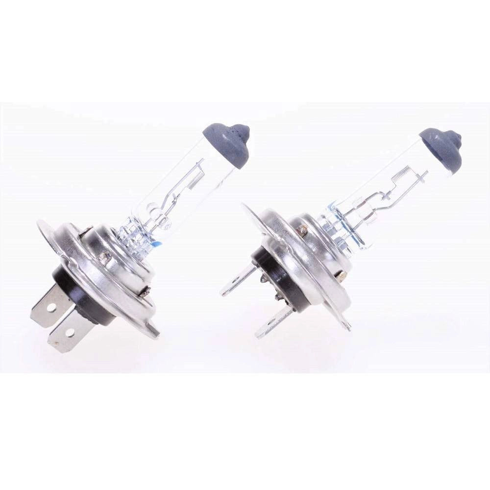 Trade Shop - Coppia Lampadine Alogena Per Auto Attacco H7 55 Watt Resa 100 Watt 5500 K -