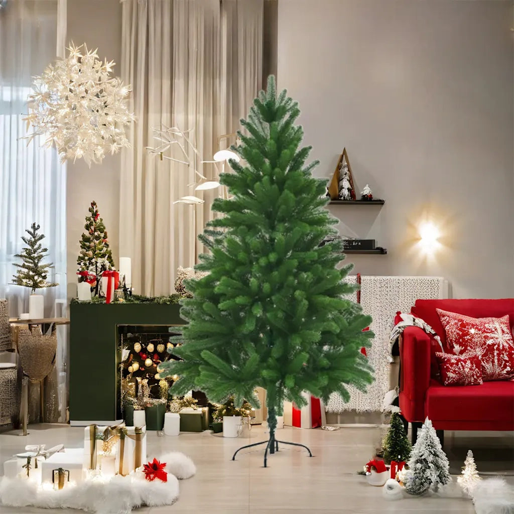 Albero di Natale Artificiale con Aghi Realistici 180 cm Verde cod mxl 18328