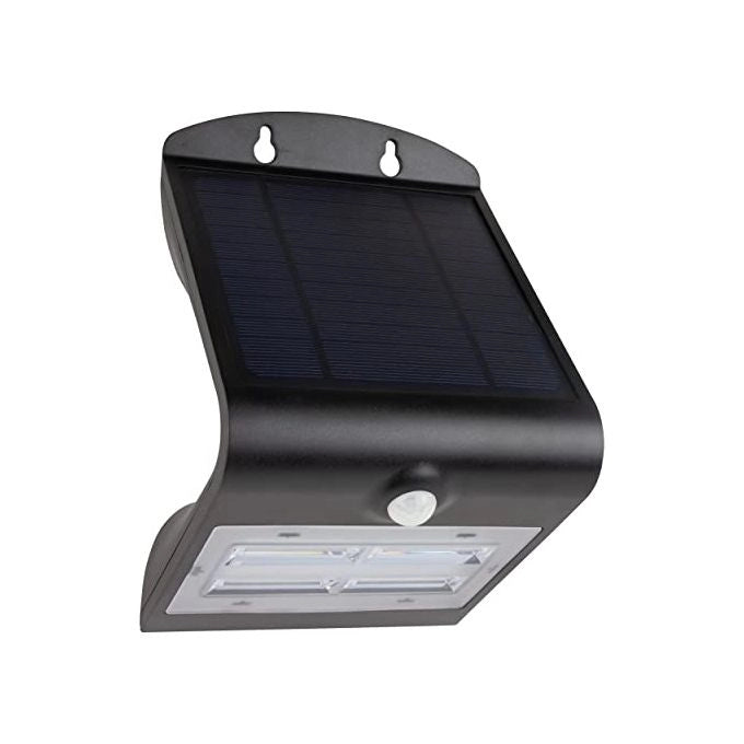 REV 2091110400 LED Solar Strahler Butterfly 3,2 W con Sensore di Movimento 400 lm IP54 colore Nero