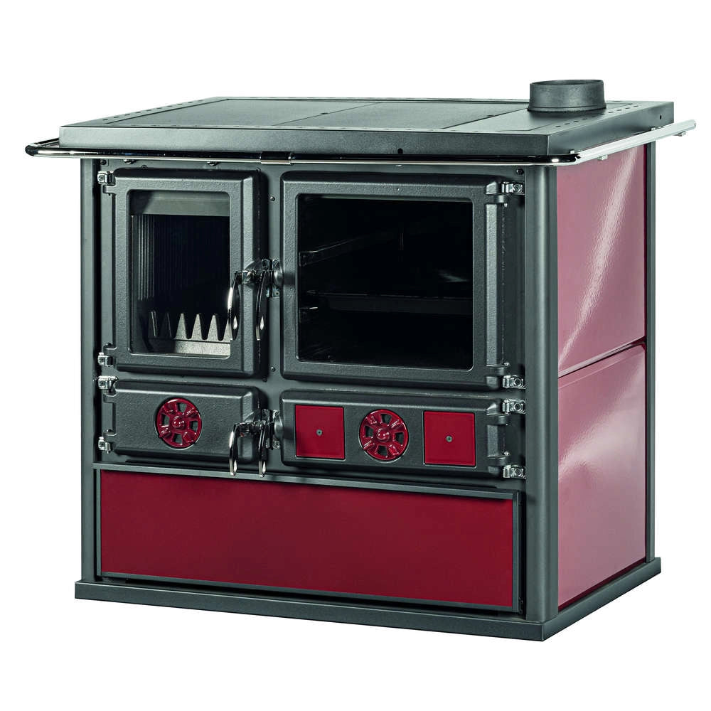 Cucina Stufa a Legna K-Line Life Bordeaux