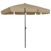 Ombrellone da spiaggia 200 x 125 cm tortora 02_0008406