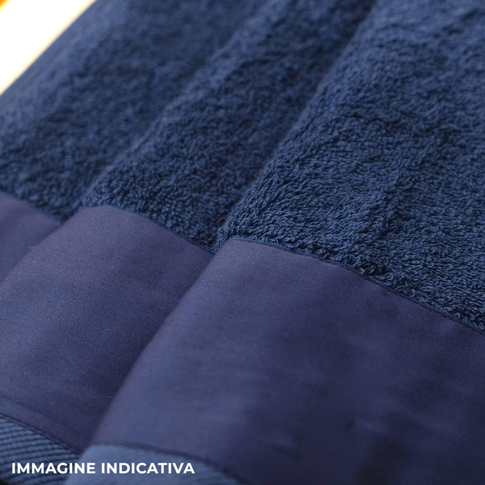 Telo Spugna Asciugamano 60x110 cm con Balza in Raso Garrini Hope Corda