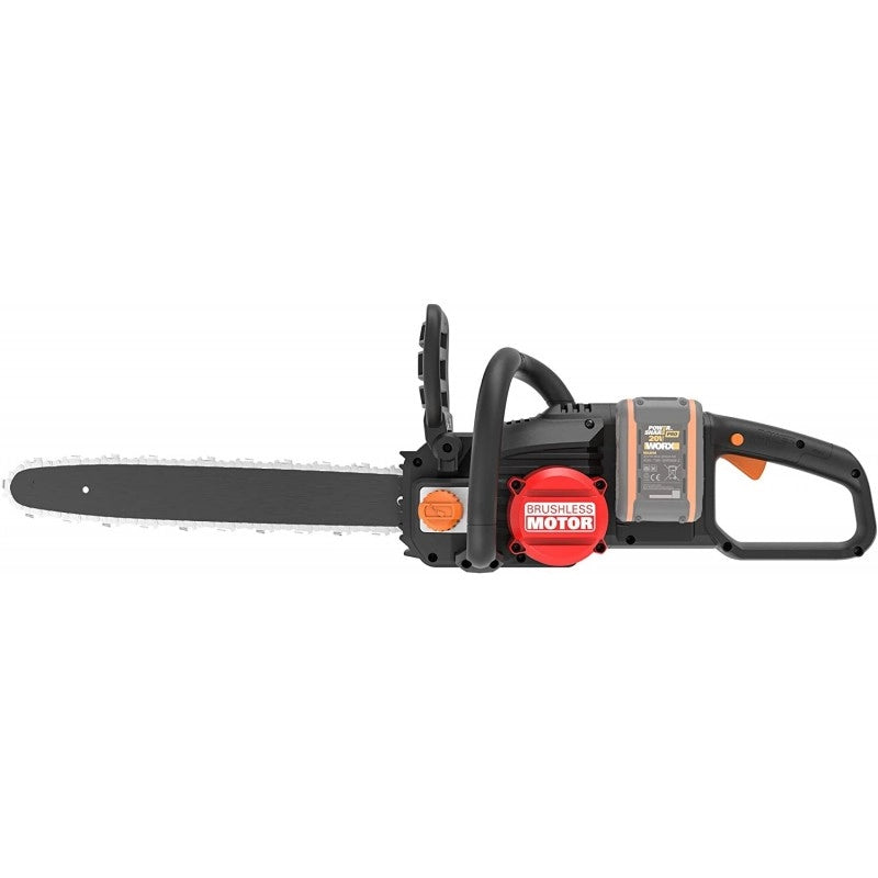 Elettrosega a Batteria WG385E 40V Brushless 2.0 Barra 40 cm con 2 Batterie 4Ah per Taglio Intensivo - WORX