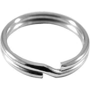 ANELLO PORTACHIAVE - ACCIAIO NICHELATO MM 25 CF=PZ 200- 1 confezioni