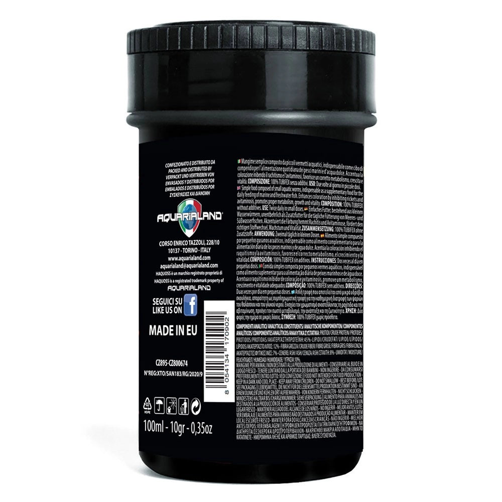 Haquoss FD Tubifex 100ml - tubifex liofilizzati in cubetti