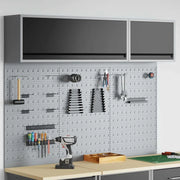 Set di armadi per attrezzi con lo scaffale 5 pcs Nero 3321412