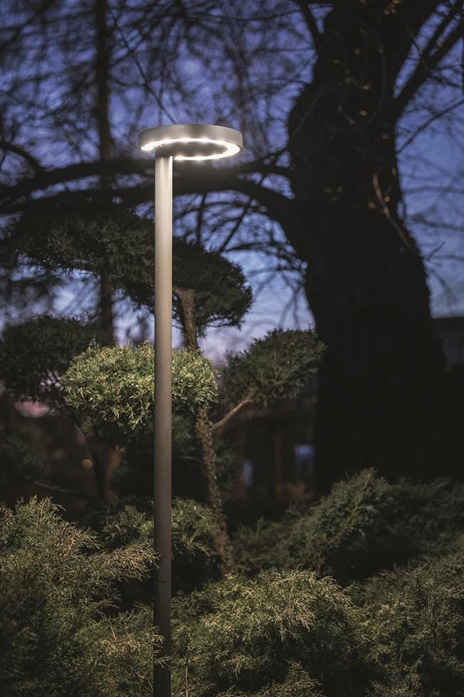 Lampione da giardino LED Nowodvorski POLE grafite 220cm