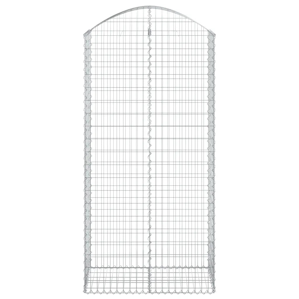 Cesto Gabbione ad Arco 100x50x200/220 cm Ferro Zincato 153440