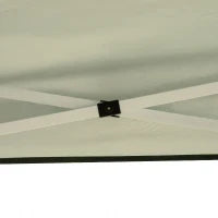 Gazebo Struttura in Acciaio Pieghevole Rivestimento Tessuto Oxford Verde 3x3m