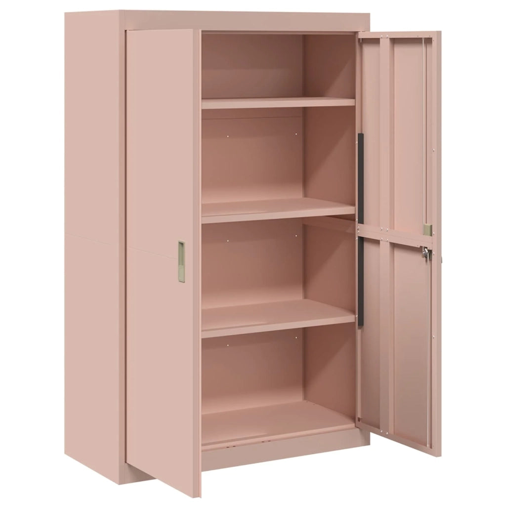 Armadio Rosa 90 x 40 x 140 cm Acciaio
