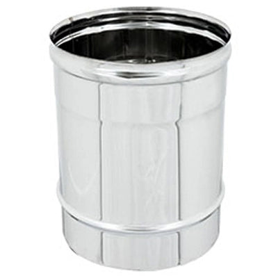 CANNA FUMARIA IN ACCIAIO - ELEMENTO LINEARE DA MT 0.25- Diam. 220- DK- pezzi 1