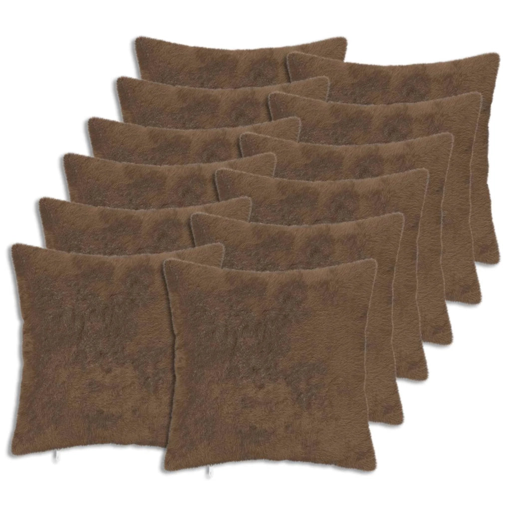 Federa 12 pz HEERLEN Marrone Chiaro 50 x 50 cm 911184