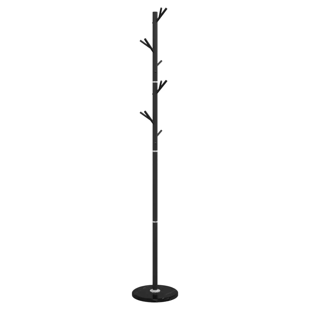 Appendiabiti Nero 175 cm in Ferro Verniciato a Polvere 377103