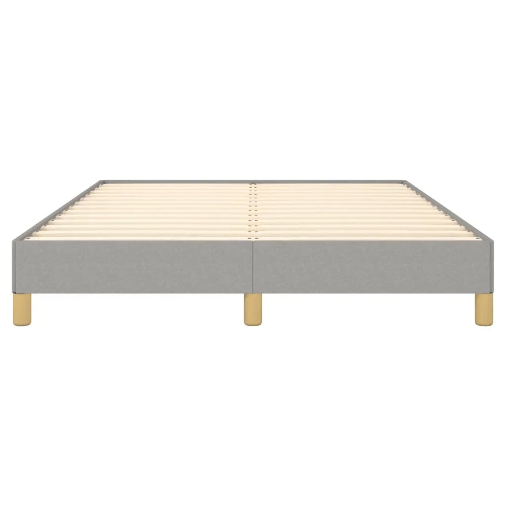 Giroletto senza Materasso Grigio Chiaro 160x200 cm Tessuto