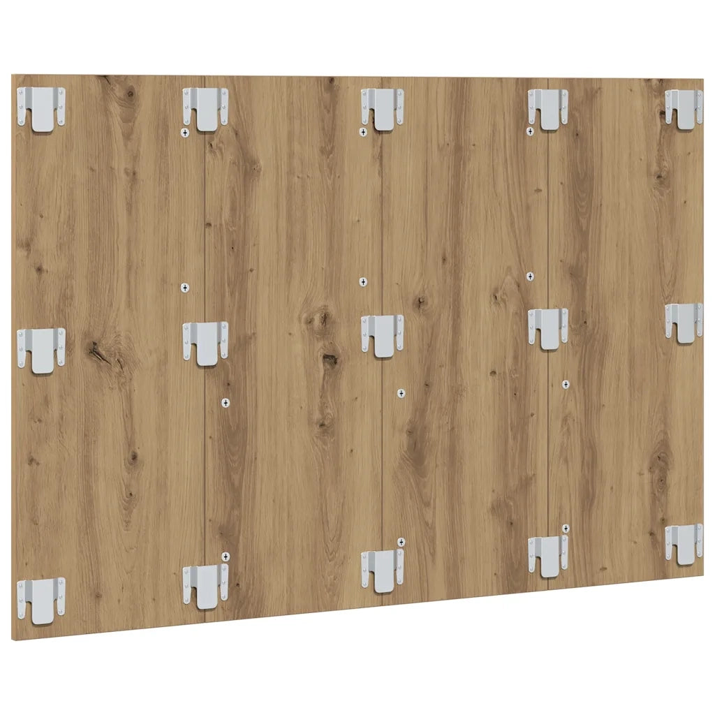 Testiera Rovere Artigianale 120x1,5x80 cm Legno Multistrato