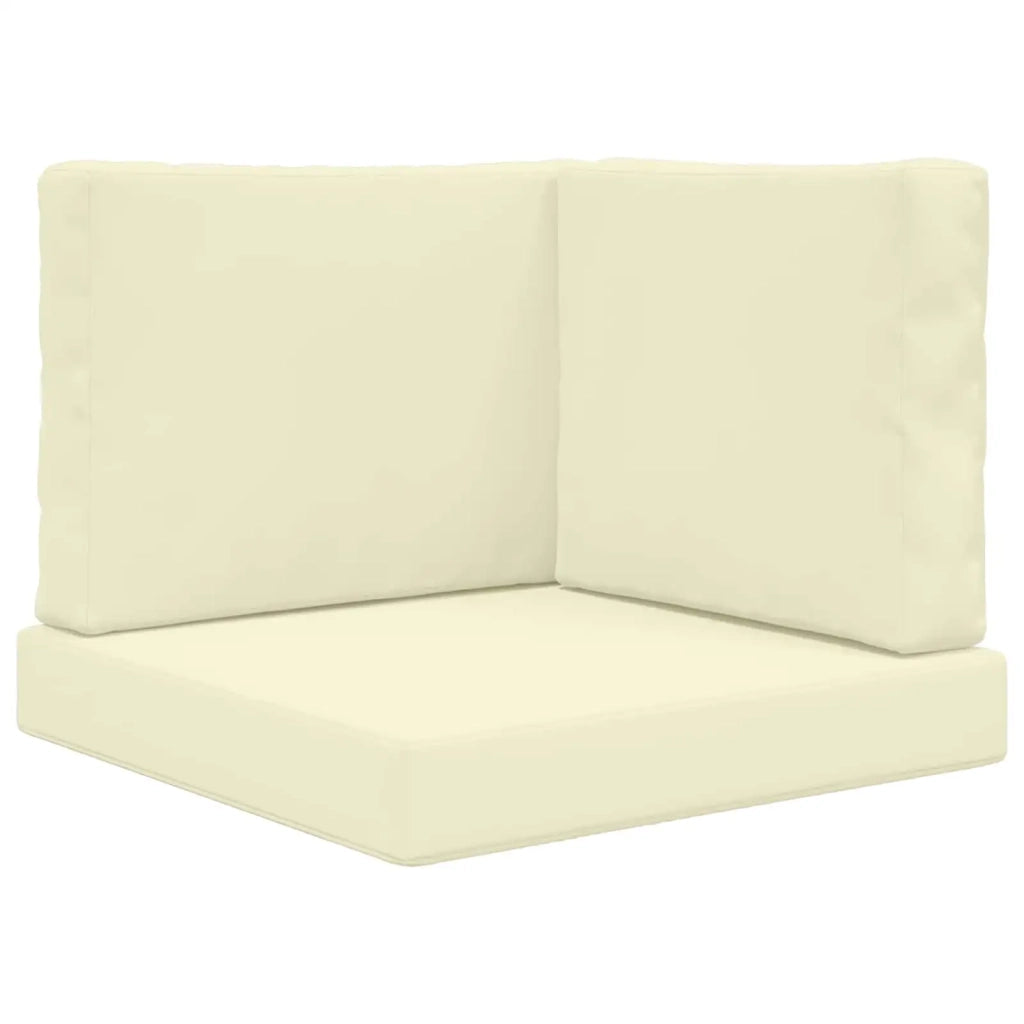 Cuscino per divano da esterno 3 pcs Crema Poliestere 900746