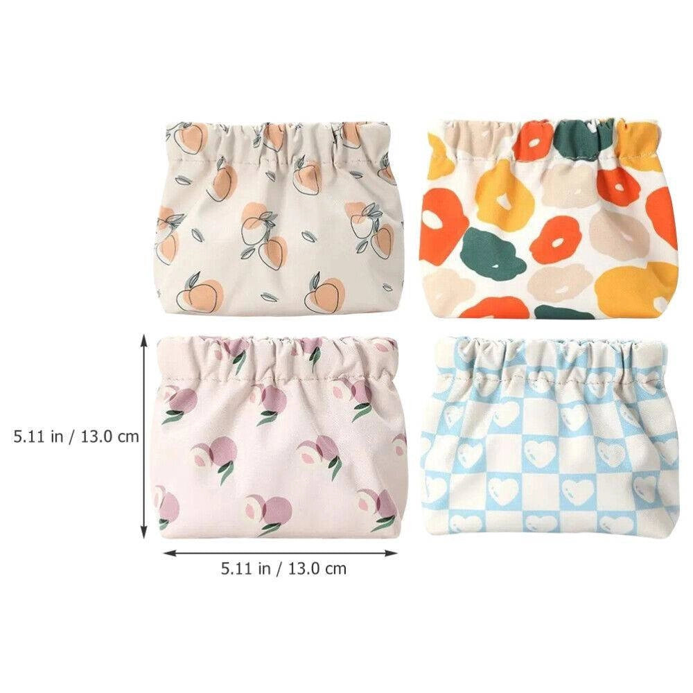Trade Shop - Borsa Per Trucco Cosmetici Tascabile Donne Toilette Decorata Viaggio Campeggio -