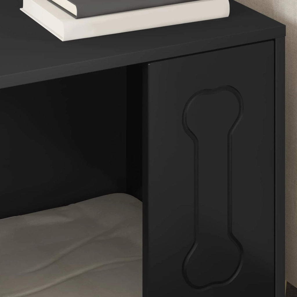 Cuccia per cani Nero 44 x 42 x 49 cm Legno multistrato CFW4357977