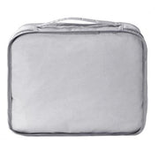 Trade Shop - Organizer Viaggio Organizza Valigia Bagagli Borsa Per Vestiti 30x28x12cm Grigia 87719 -