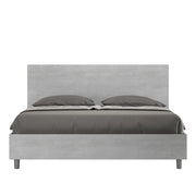 BS COM Letto matrimoniale contenitore 160x200 cemento