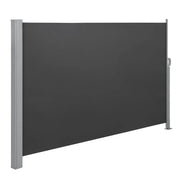Tenda da sole laterale per balcone e terrazza parasole frangivista 180 x 350 cm grigio scuro 12_0001839