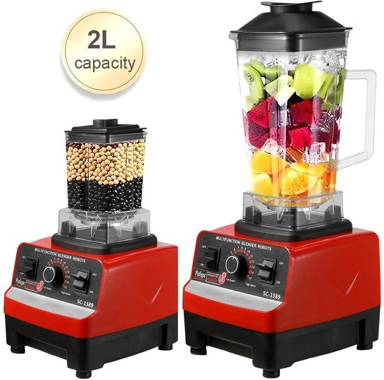 Macchina da Cucina - 3 Trappole - 1000 Watt - 6 Rapporti di Velocità - Struttura in Acciaio