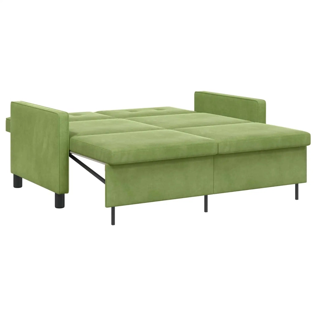 Divano letto Verde chiaro Tessuto 42033355