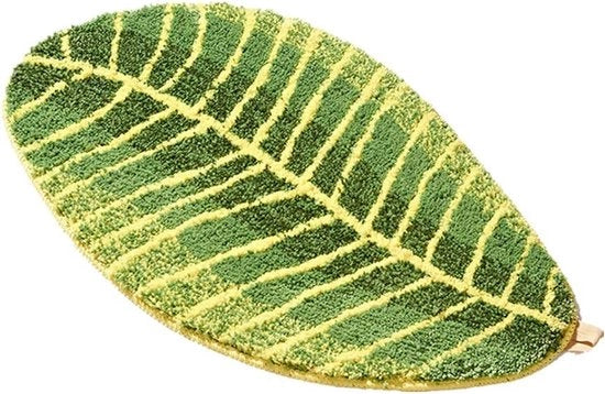 Pavimento Antiscivolo per Bagno con Microfibra Zucchero, Assorbente, Lavabile a Macchina, 45 x 75 cm
