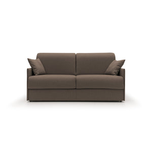 Evans Divano letto matrimoniale in tessuto impermeabile T13 149 cm (mat. 120x197) marrone