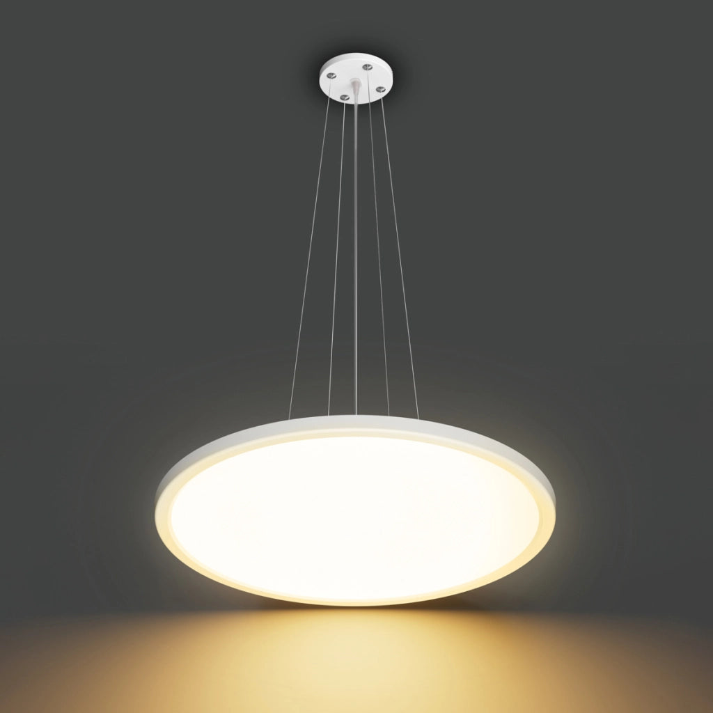 Sospensione anello Ø48 bianca LED 36W CCT Italux Manito