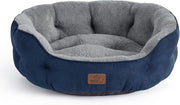 Cuscino soffice e lavabile per gatti 51 x 48 x 15 cm - Cuscino a doppia faccia - Area di riposo per gatti o piccoli cani - Blu marino