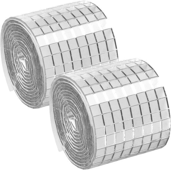 Mozaïektegels con effetto specchio per decorazione DIY - 2928 pezzi, 5 x 5 mm, adesivi per mozaïco per hobby - Crea progetti di mozaico unici