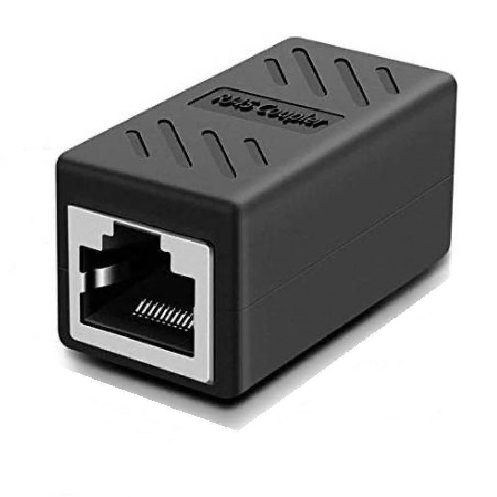 Trade Shop - Accoppiatore Connettore Rete Lan/rj45 Ethernet Cat5/cat5e/cat6 Adattatore Sp-l03 -